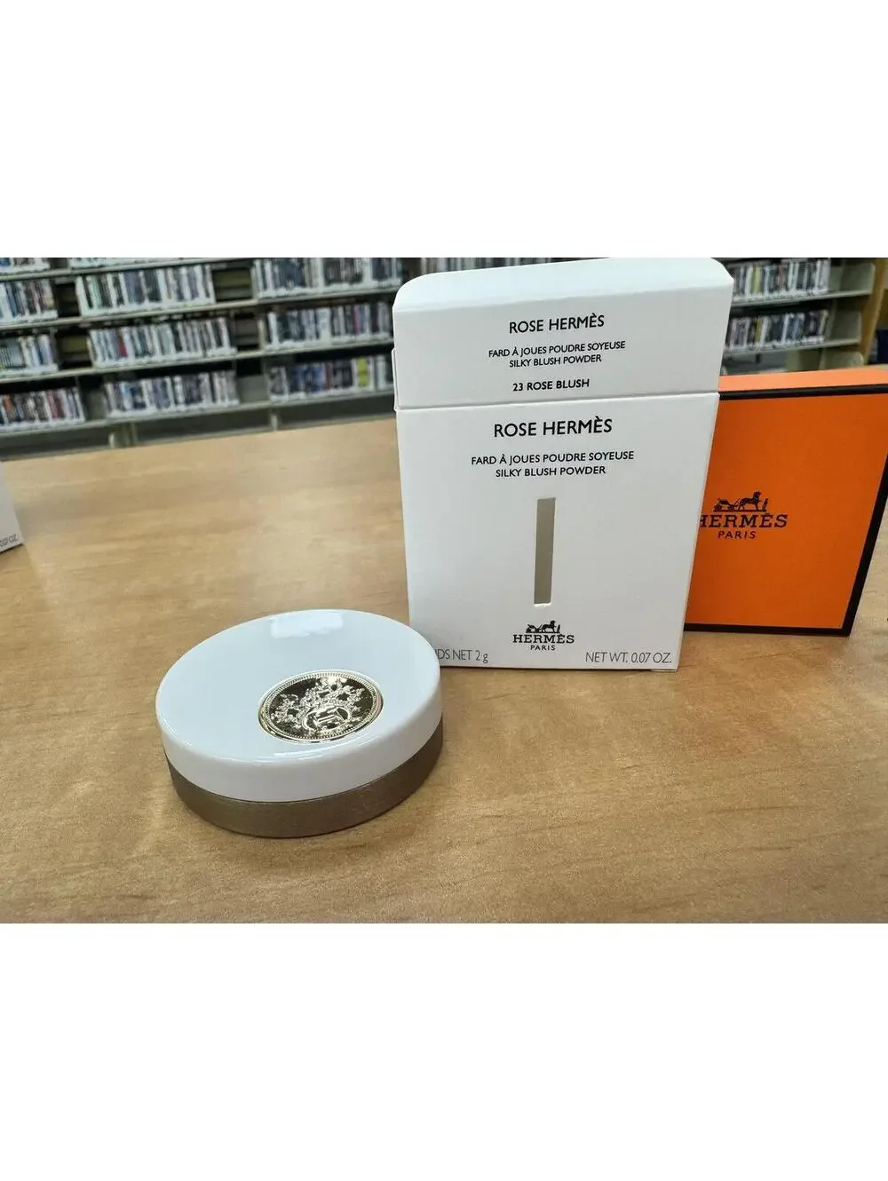 Hermès Rose Hermès Silky Blush Powder 23 Rose Blush 2g